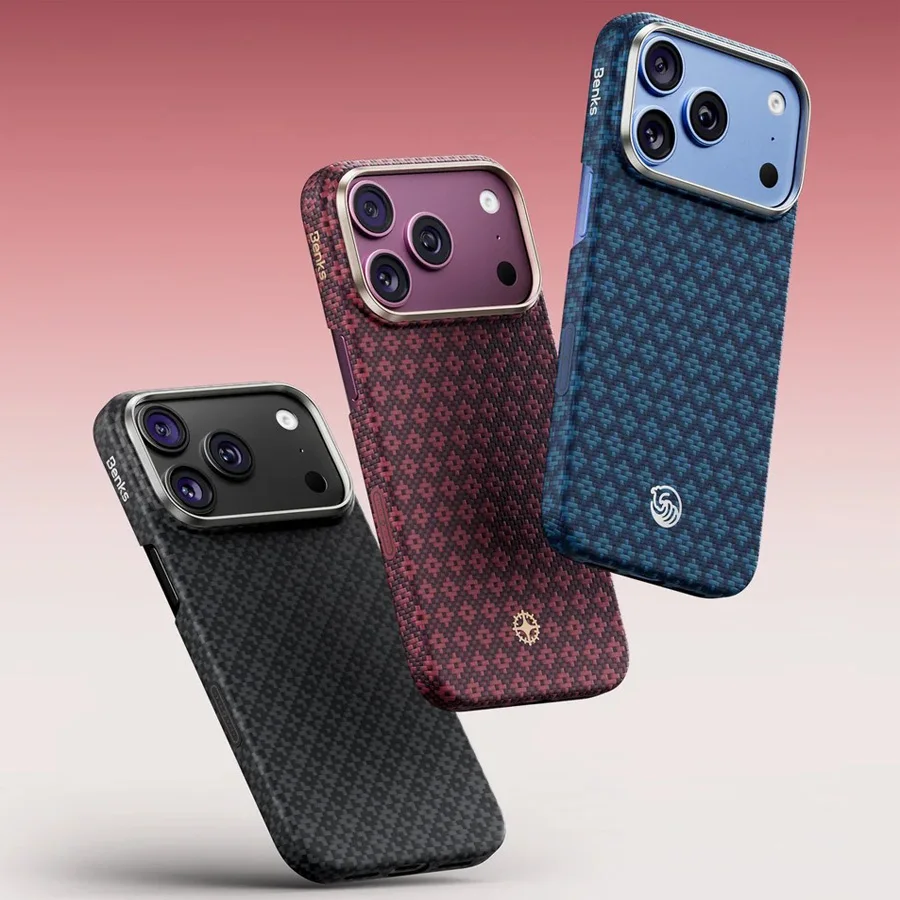 Original Benks ArmorGrid Air Kevlar Series For iPhone 18 Pro Max Case  Woven Aramid Fiber Magnetic for iPhone 18 Pro Case