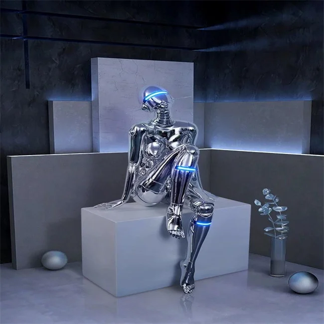 Modern Abstract Art Model  Luxury Floor Lamp Human Floor Lamp Sculpture Floor Lamps Indoor