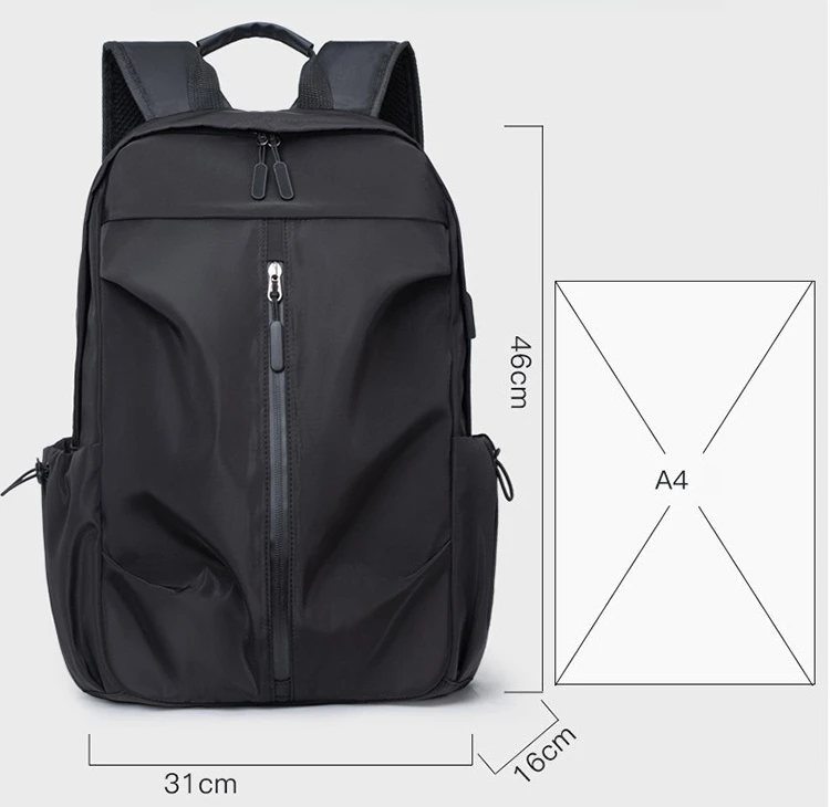 Casual Backpack Men's Fashion Sports Backpack Niche Lightweight Travel Gifts Oxford Cloth