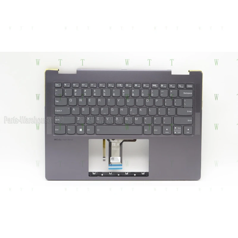 

TTT новый чехол для Lenovo Yoga 7 14IRL8 ARP8, чехол для упора для рук, клавиатура с подсветкой, США, 5CB1L48270