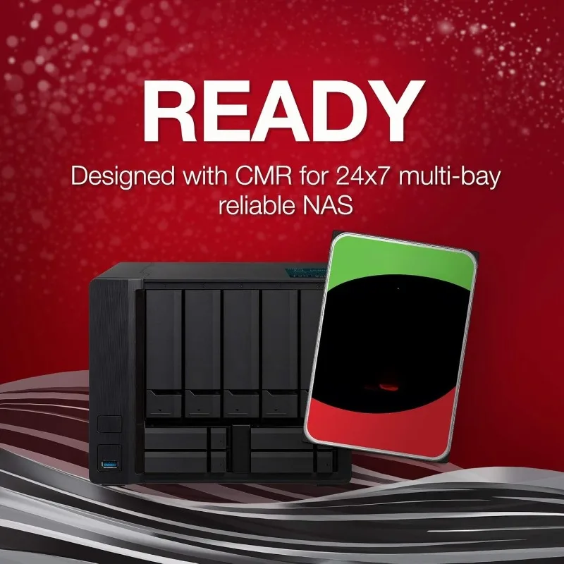 Disco rígido interno HDD – 3,5 polegadas SATA 6 Gb/s 7200 RPM 256 MB de cache para armazenamento conectado à rede RAID –