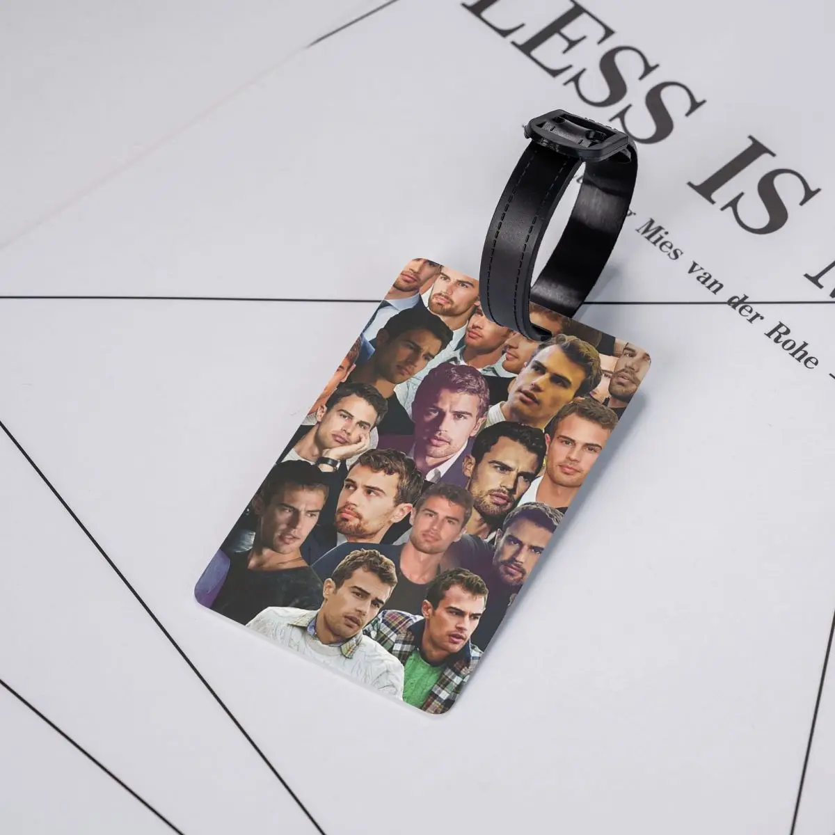 ثيو جيمس صور ملصقة علامات الأمتعة حقيبة الملحقات السفر لطيف الأمتعة الصعود علامة التسمية حامل معرف اسم العنوان