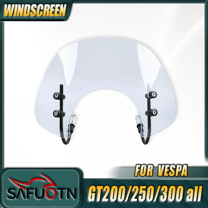 

For GTS125 GTS300 Windshield Windscreen For Vespa GTS 125 250 300 Motorcycle Wind Screen Shield Deflector Accessories