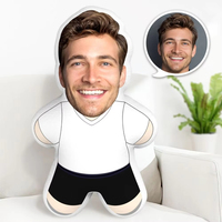 Custom Photo Body Shape Sleeping Pillow Personalized Sofa Pillow Custom 3D Portrait Travel Essentials Best Birthday Gift Couples