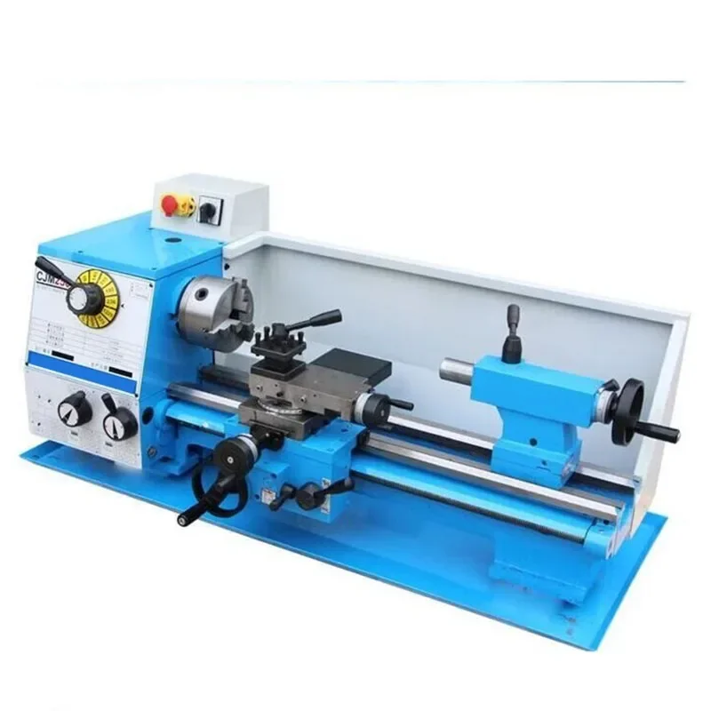 New Electric CJM250 Bench Lathe Huangshan Yongfeng General Car Ordinary Lathe Small Industrial Lathe Household Machine Tool
