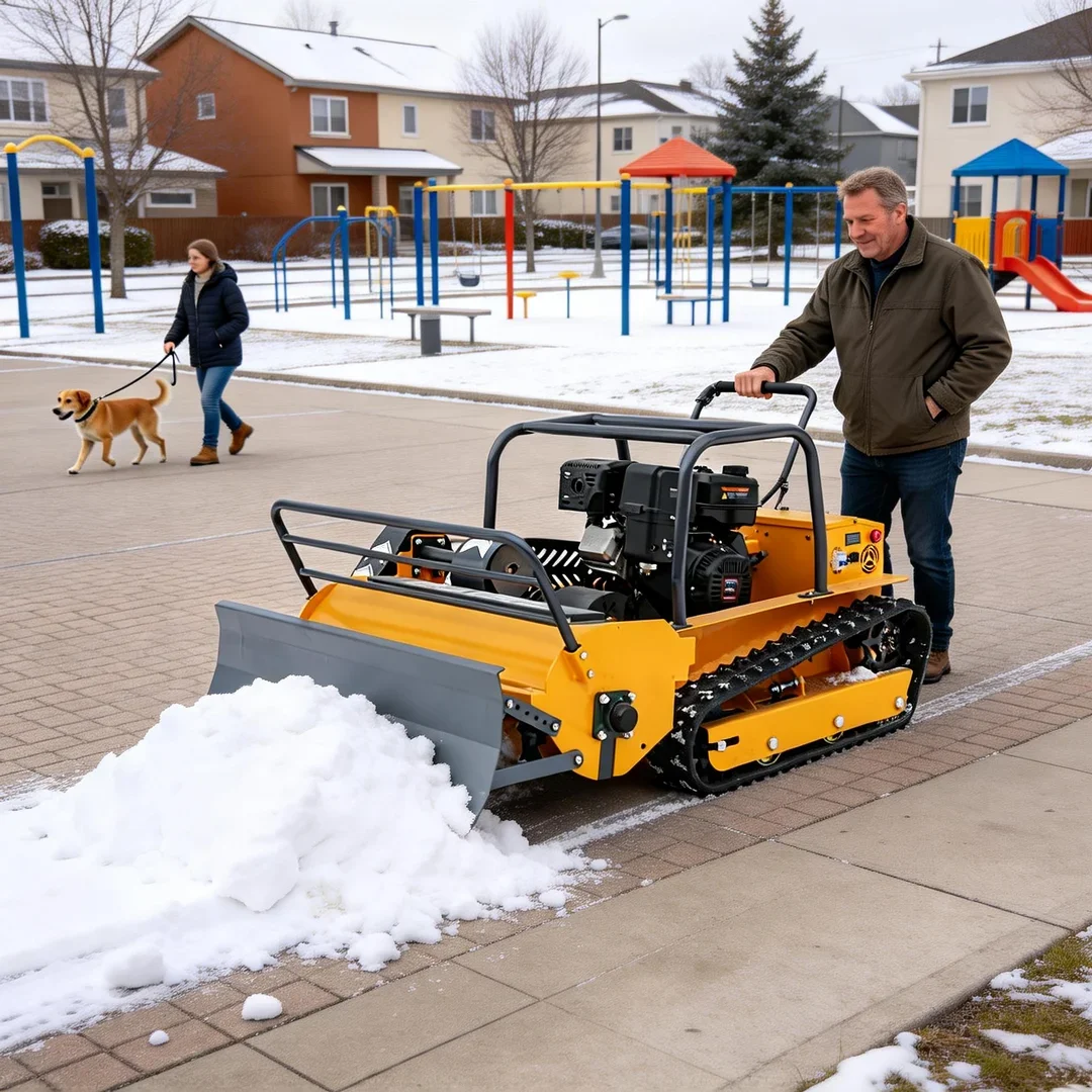 

Customized Best Selling Flail Lawn Mower - High-power Engine Remote Control Crawler for Farm Orchard All Terrain