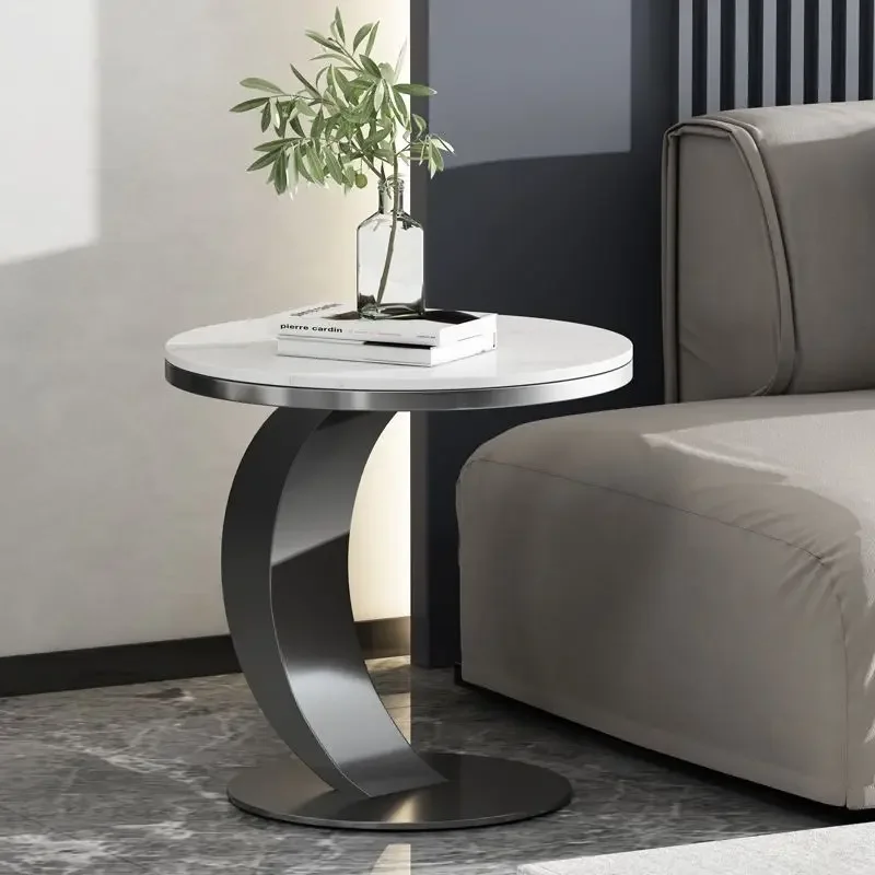 Nordic End Table Living Room Sofa Table Round Corner Tables Luxury Marble Nesting Tables Creative Design Furniture