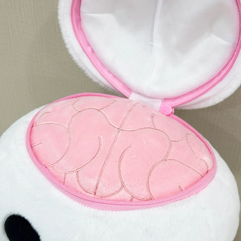 Halloween esqueleto de pelúcia cérebro flor boneca decorações festivas brinquedo ossos travesseiro ornamento presente macio para crianças amigo