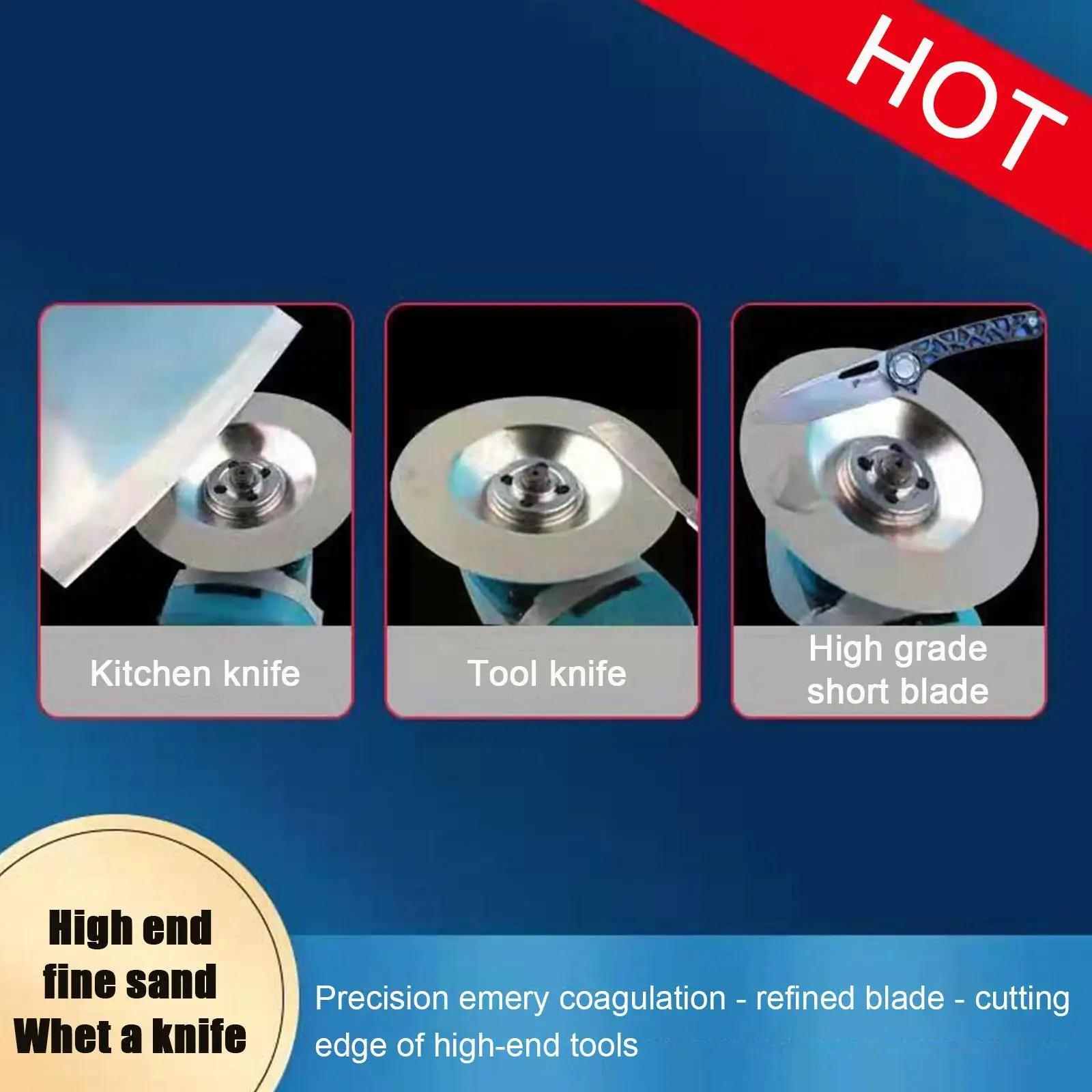 Grinding Disc 100mm Diamond Cut Off Discs Wheel Glass Rock Tools Lapidary Cuttering Saw Rotary Blades Jewelry Abrasive Q3n4