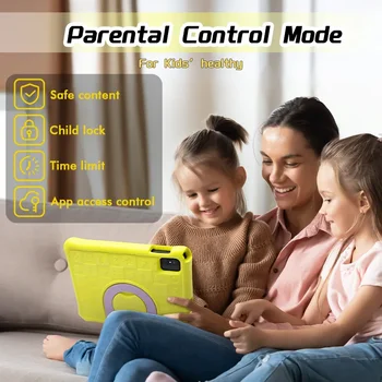 10.1吋安卓兒童平板電腦,8GB(4+4可擴展)內存,64GB存儲,5000mAh八核處理器,支援WiFi,是一款教育類兒童平板電腦,類似iPad和PC。 8 最佳銷售 兒童iPad - №4