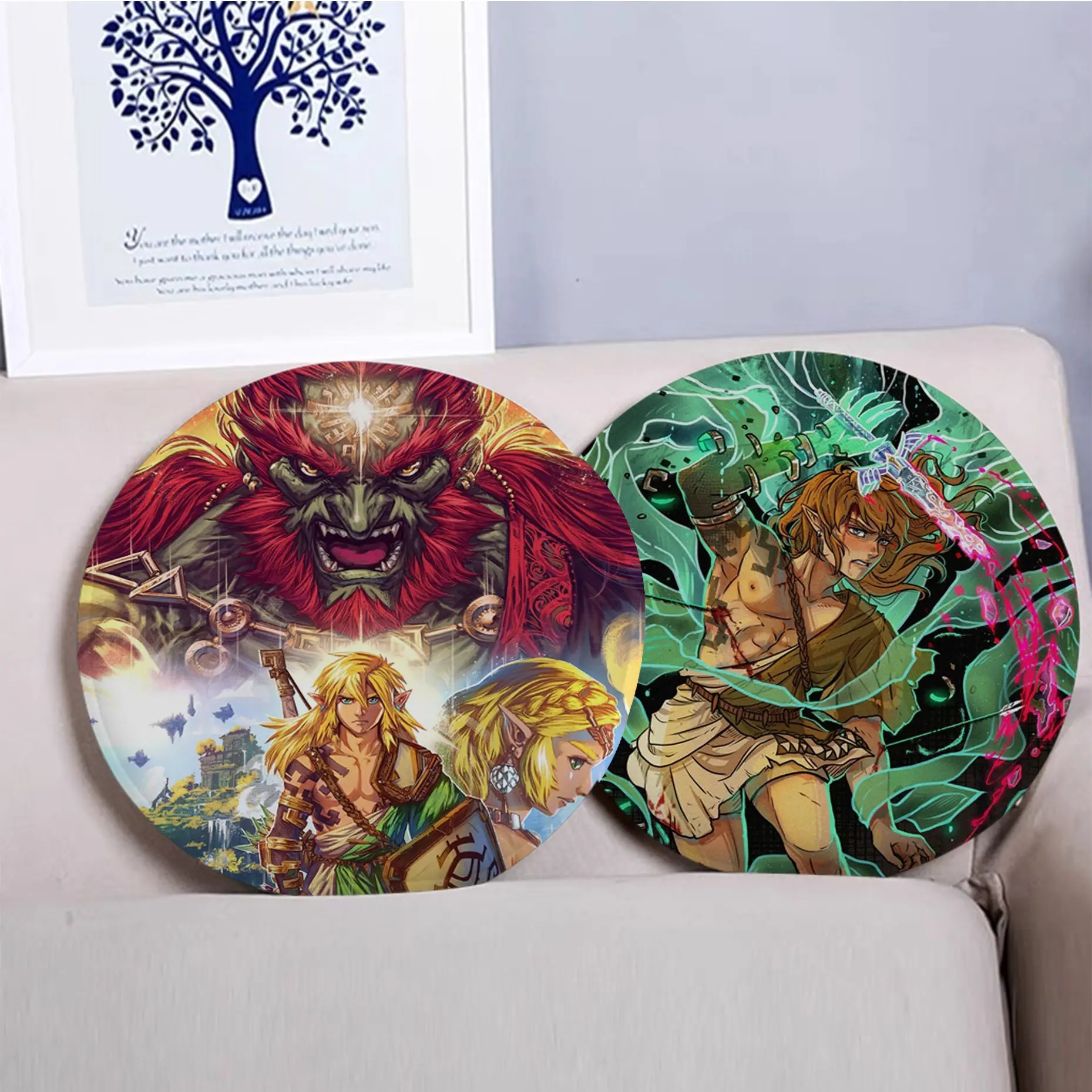 

The L-LegendS Of Z-ZeldaS Cushion Mat Square Seat Cushion Office Dining Stool Pad Sponge Sofa Mat Non-Slip Seat Mat