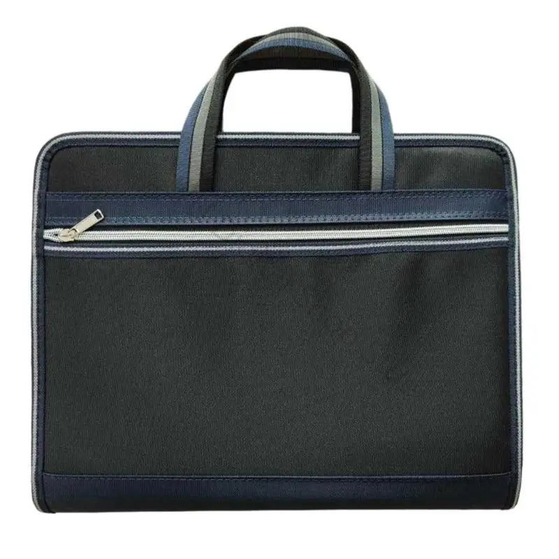 96BA Zippered 13-Section File Folder for Sorting and Storing Paper Files