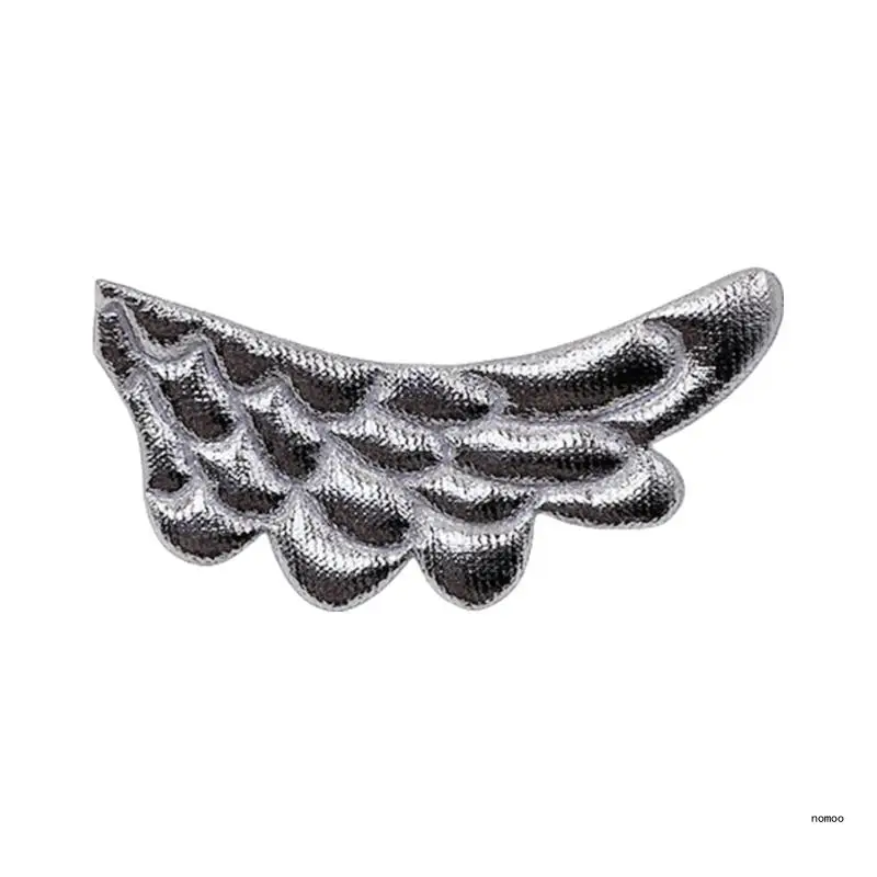 Lovely Small Fabric Angel Wing Patches Embroidered Decorative Appliques Patches - Image 3