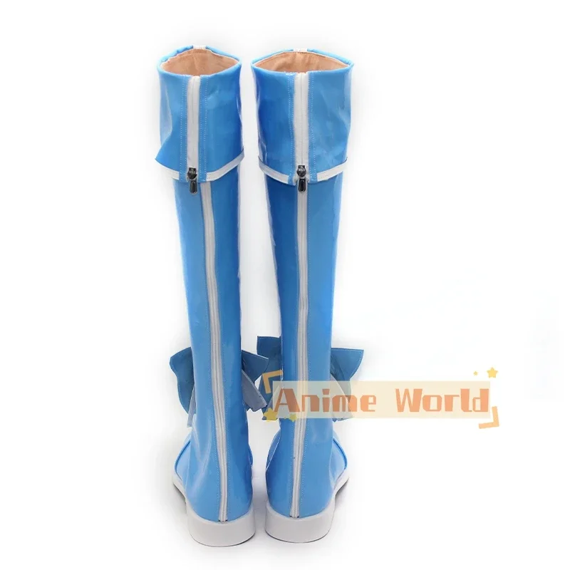 애니메이션 나는 마법 소녀를 감상합니다 마법 소녀 Minakami Sayo Magia Azure 코스프레 신발
