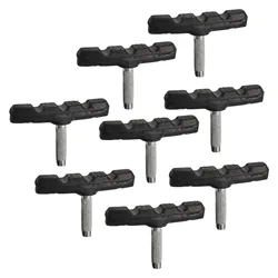 4 Pcs Brake Shoe Road Bikes Brakes Rubber Black For Pads Block 70mm Blocks Replace Bicycle V-brake Shoes Bicycle Supplies