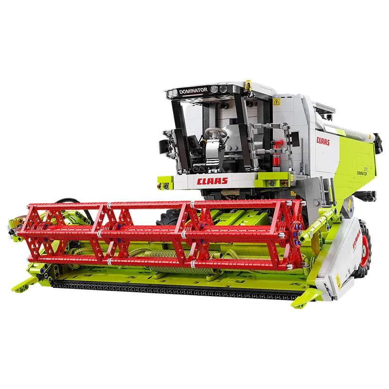 Dominator 370 Model Building Block Set 1:17 Scale Combine Harvester Toy for Adults Kids 4567 PCS MOC Building Blocks Truck