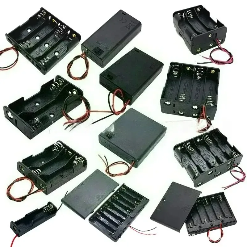 4 cellules 6V AA support de batterie boîtier couvercle boîte de rangement 4 cellules 2P FUT J connecteur nouveau pour FlySky récepteur RC Servo testeur