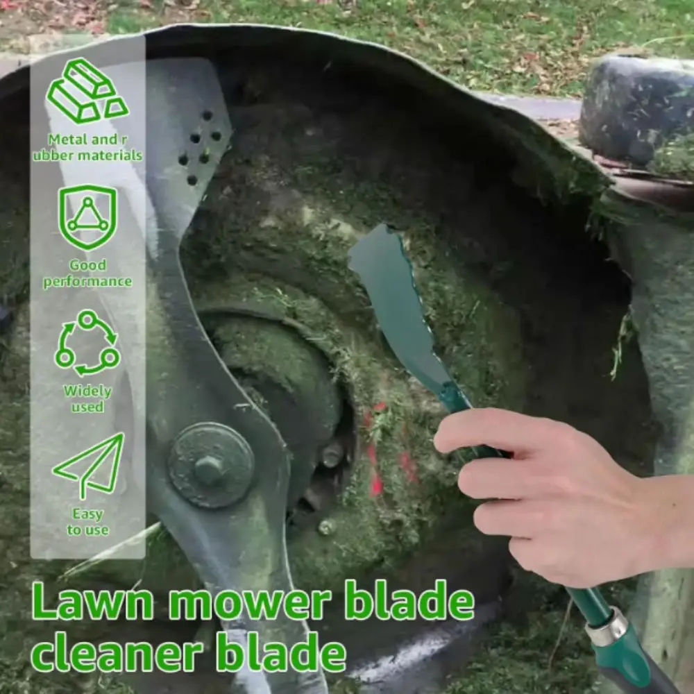 Heavy Duty Lawn Mower Cleaning Tool 1 Piece Iron Construction Trimmer Maintenance Tool Garden Tool Lawn Mower Cleaner