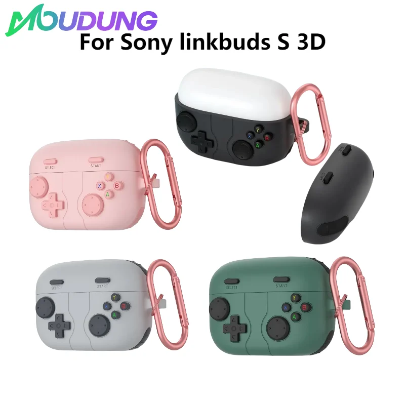 

MOUDUNG New Headest Case For Sony linkbuds S 3D Luxury design games console Silicone Case For Sony linkbuds S Cases Coque Capa