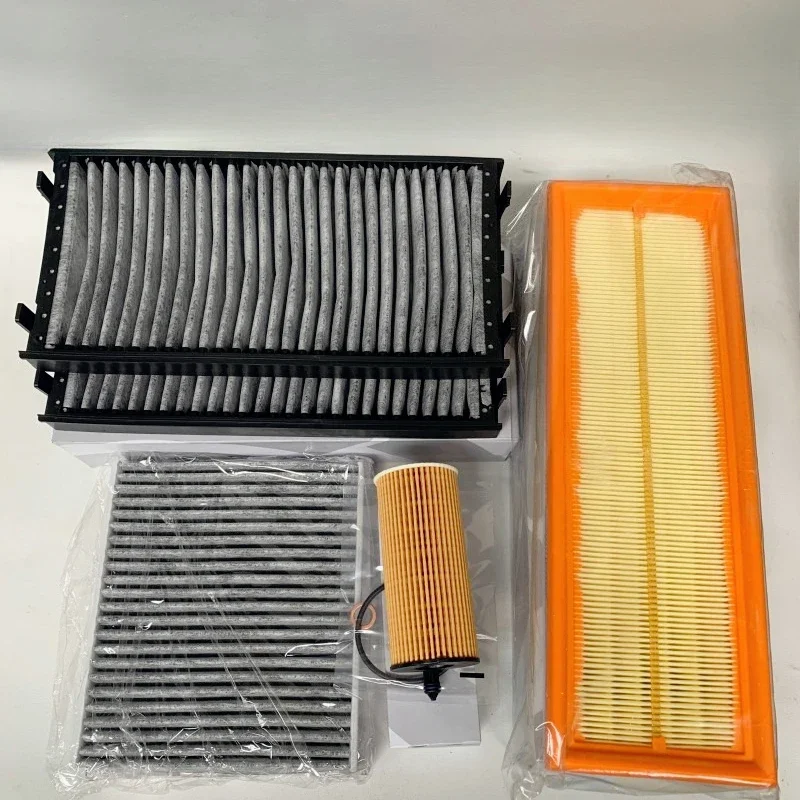

4pcs Filter Set For X5 sDrive25d (F15) 2.0TDI diesel Engine B47D20B Cabin AC Air Oil Filter Spare Parts 2013-