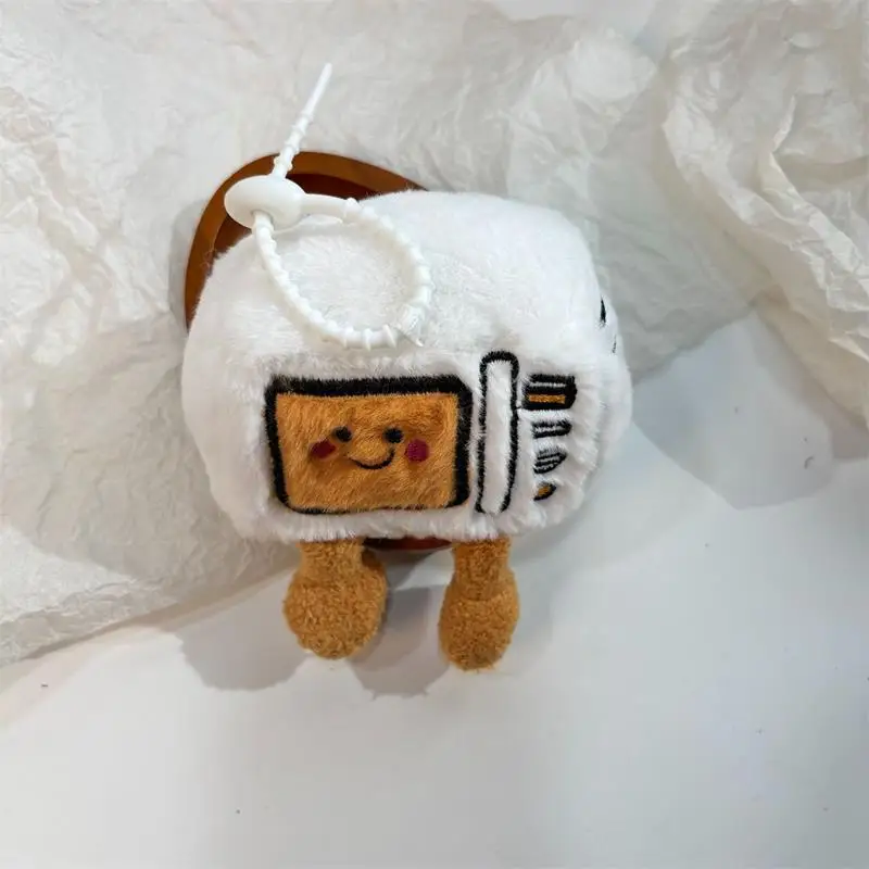 Simulatie Magnetron Pluche Poppen Speelgoed Sleutelhanger Hanger Meisje Jongen Rugzak Charme Tas Ornamenten Grappige Verjaardagscadeautjes Leuk Creatief