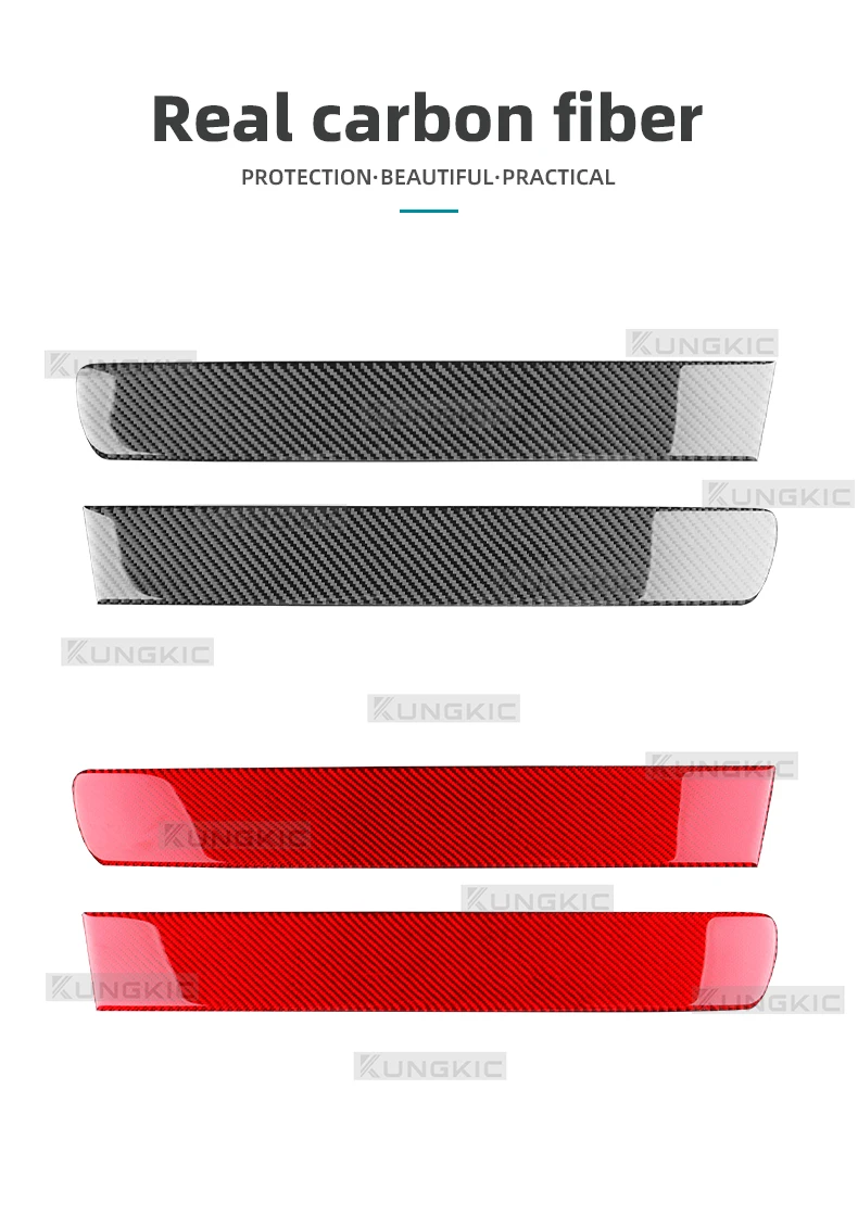 Echte Weiche Carbonfaser-Aufkleber für Vorder- und Hintertürverkleidungen für Suzuki Swift Sport MZ/EZ ZC31S 2005 2006 2007 2008 2009 2010 Auto-Zubehör – Detail 2