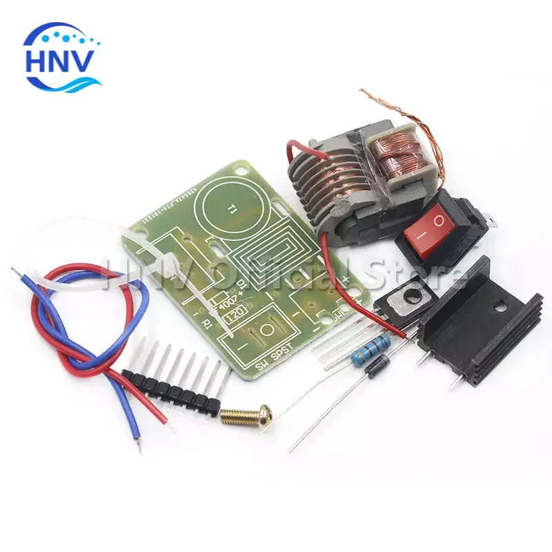 アーク点火ジェネレーターインバーター,15kv,高周波,18650 v,日曜大工キット,uコアトランス,3.7