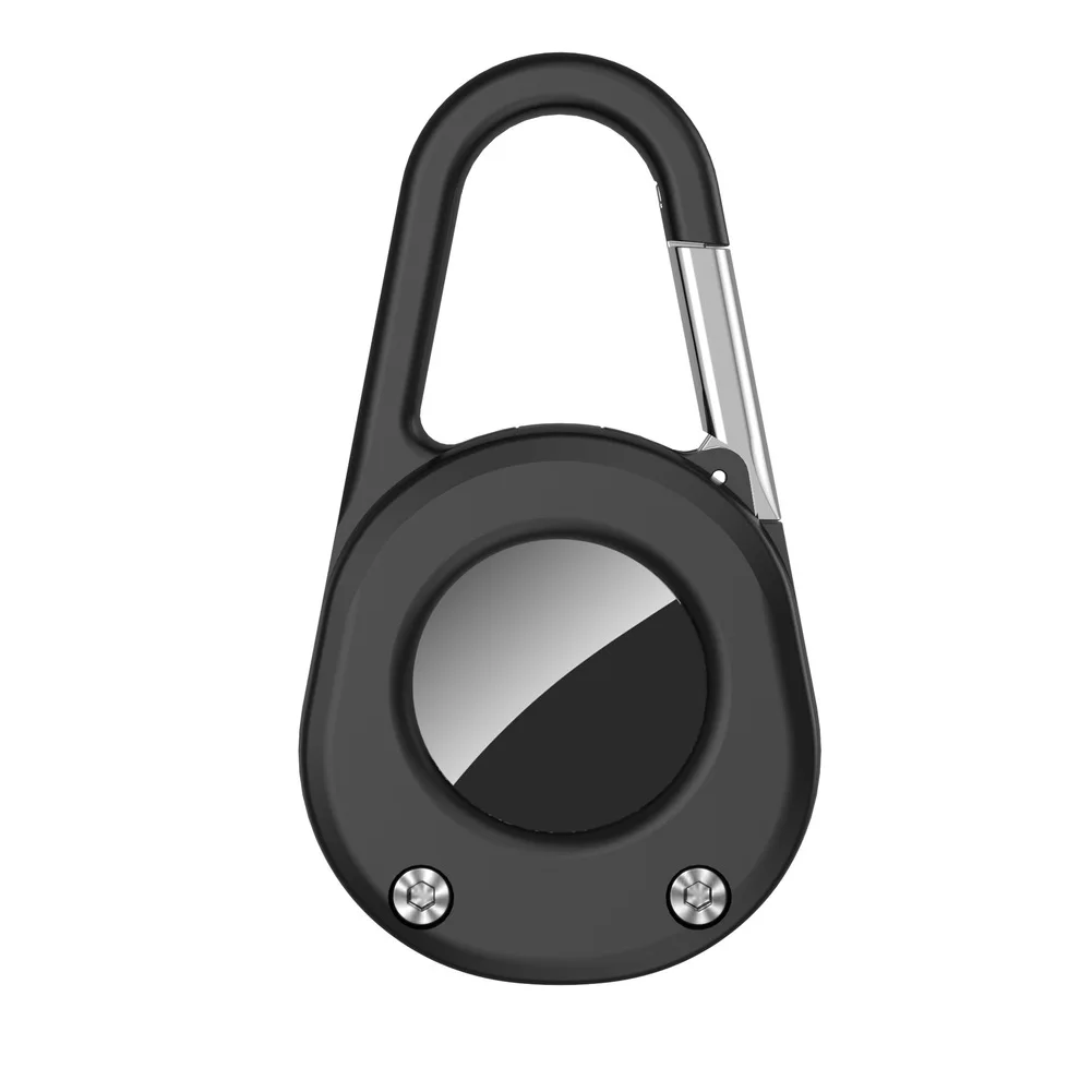 

For AirTag 2 Protective Keychain Case IPX8 Waterproof Shockproof ABS Lightweight Design Detachable Hook for Keys or Belongings