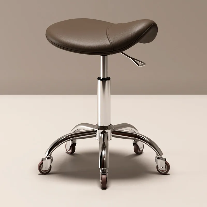 High-grade Barber Chairs Sliding Smooth Rotation Barber Chairs Stable Lifting Commercial Furniture Fotelki Fryzjerskie ZY40LFY