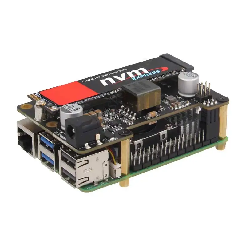 Imagem -03 - Raspberry pi Poe e Pcie para M.2 Nvme Ssd Board Power Over Ethernet X1012