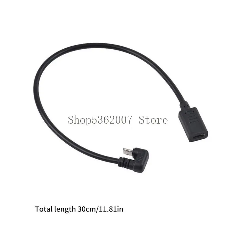 كابل USB 5Pin إلى كابل USB C 180 درجة N على شكل كابل USB 5Pin كابل الشحن السريع لجهاز الكمبيوتر المحمول اللوحي المحمول 40JB