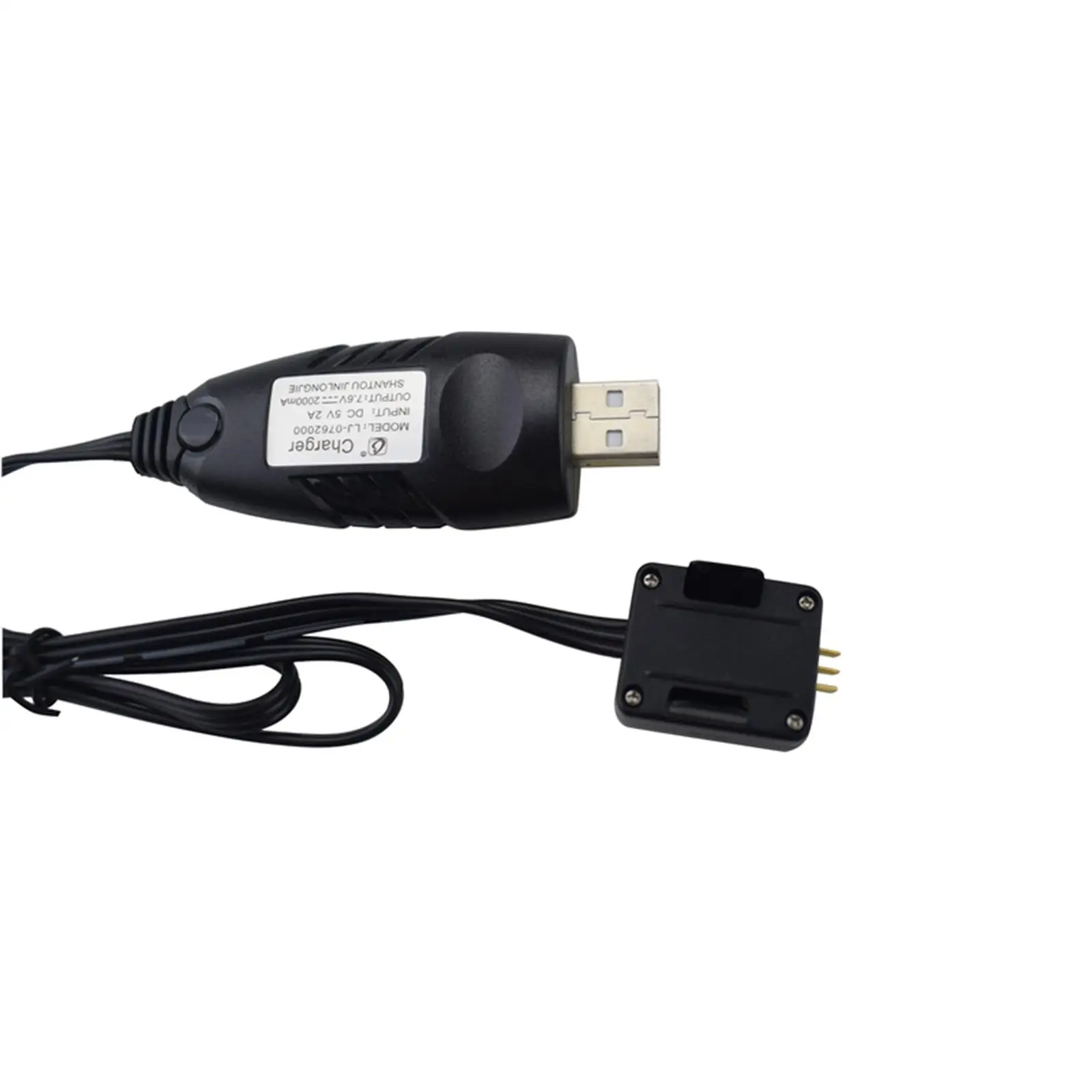 สายชาร์จแบตเตอรี่ Li-po สำหรับโดรน RC 7.6V 2000mA แบบ USB ความยาว 60 ซม. สำหรับ Z6 HS175 D65 อุปกรณ์เสริมควอดคอปเตอร์