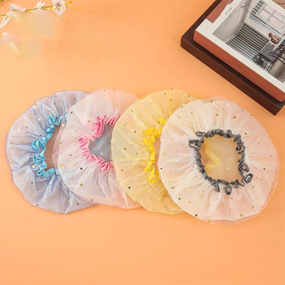 

1 шт., водонепроницаемая шапочка для душа для купания, бытовая шапочка для душа с длинными волосами, шапочка для сухих волос, кухонная шапочка для предотвращения дыма, гигиеническая шапка для женщин B9C6