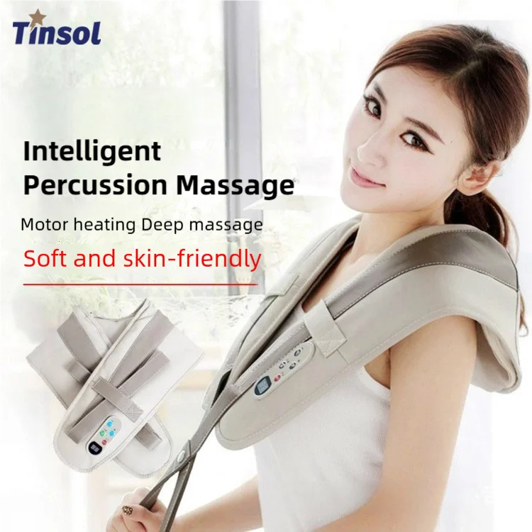 

Массажер для шеи с несколькими настроями прочности для облегчения боли. Глубоко массажи шеи и плеч. Отличный подарок для родителей