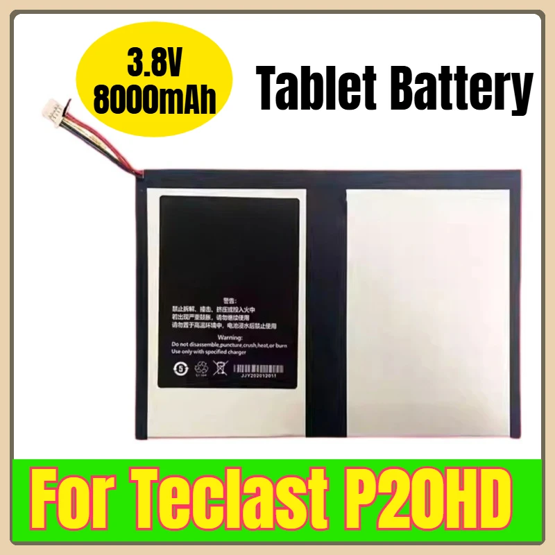 Batteria tablet 3,8 V 8000 mAh per Teclast P20HD