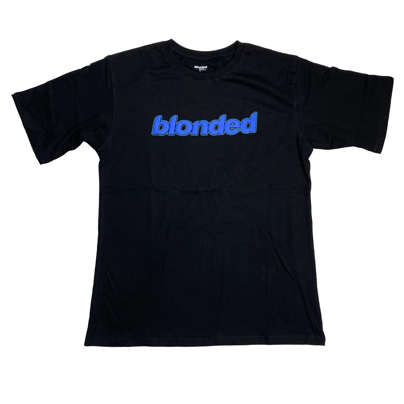 High New Men Frank Rapper Ocean Blonded tee T Shirts T-Shirt Hip Hop Skateboard Street Cotton T-Shirts Tee Top US size #B04