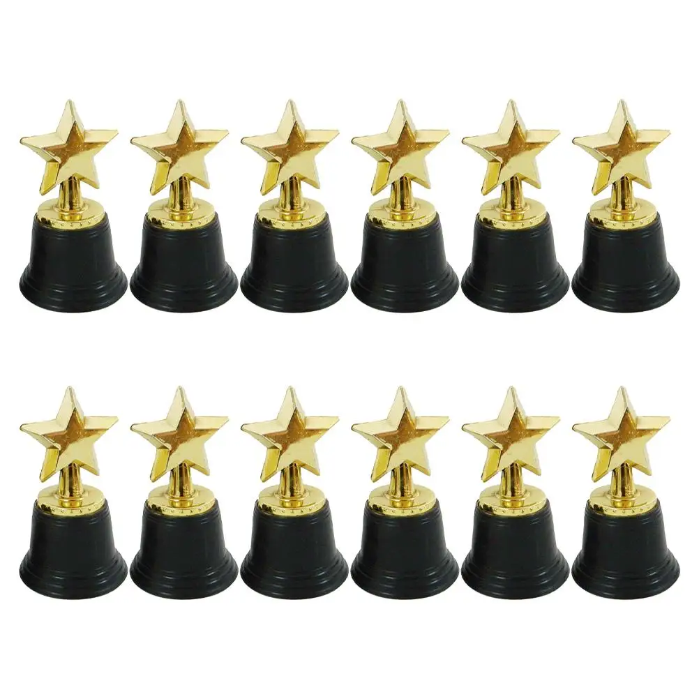

12 Pcs Championship Star Trophy Trophies Children Award Printable Shaped Student