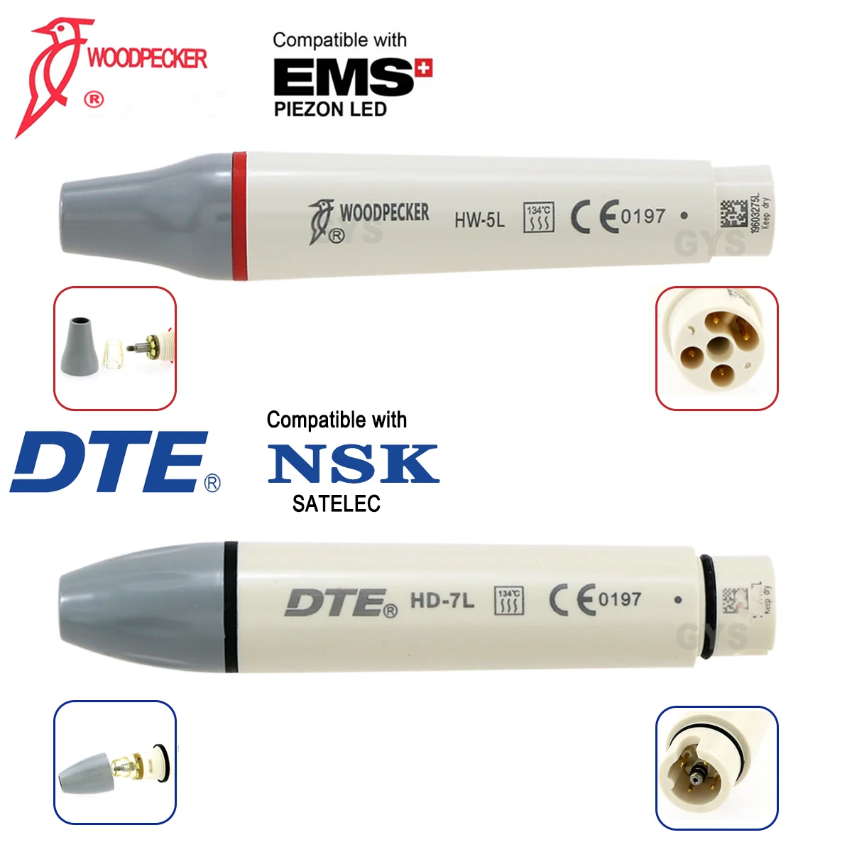 Woodpecker DTE Dental Scaler UDS-N2/N3 V2 V3 LED built-In Scaler scheda di controllo elettronica pulizia dentale attrezzatura sbiancante