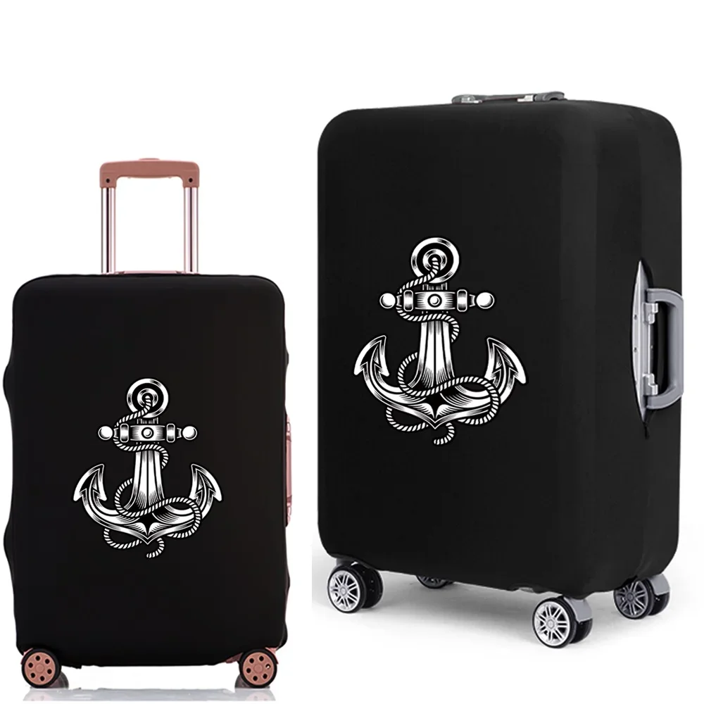 Juste de protection de bagage élastique épaisse, étui à poussière, sac pour 18 "-28", valises de voyage, motif tête de mort, accessoires de voyage