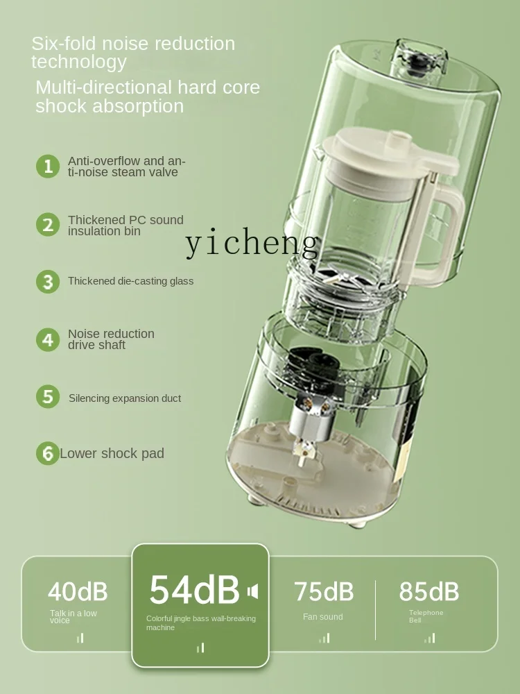 Mini Cytoderm Breaking Machine Home Bass Automatic Multi-Function Small Soybean Milk Machine
