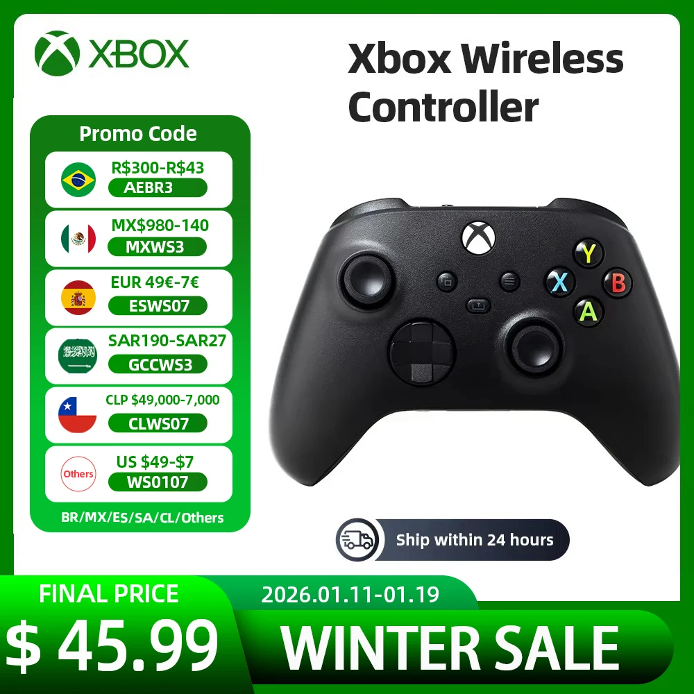 مُحَكَّمَة Xbox Core Wireless Controller: تجربة لعب مُحسَّنة مع التحكم المثالي