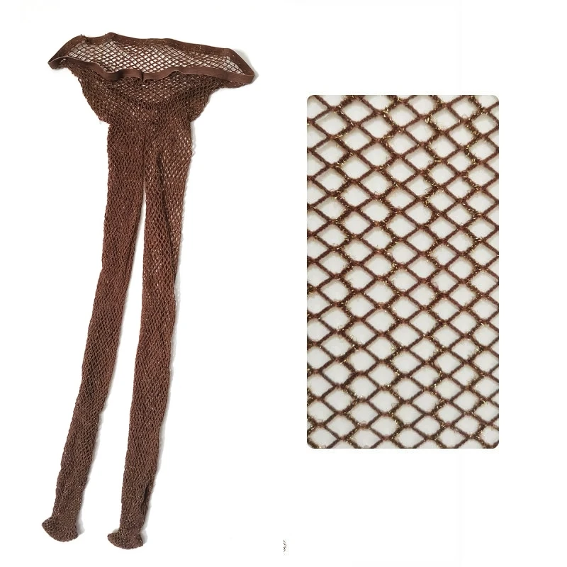 Glitzernde V-förmige Netzstrumpfhose mit Niedriger Taille für Damen, Sexy Durchsichtige Strumpfhose für Pole Dance, Nachtclub und Party
