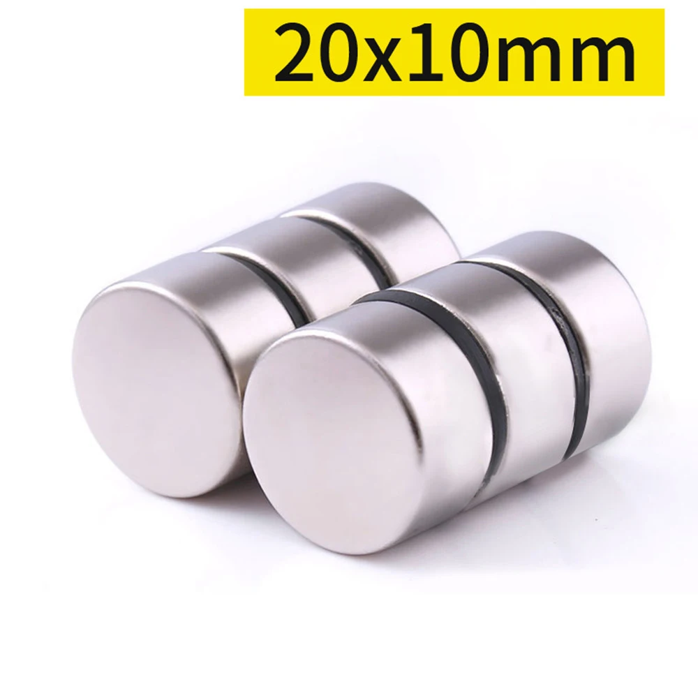 20x10 Neodymium Magnet 20mm x 10mm N35 NdFeB Round Super Powerful Strong Permanent Magnetic imanes Disc 20x10