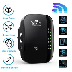 300Mbps Wireless WIFI Repeater Remote Wifi Extender WiFi Amplifier 802.11N WPS WiFi Booster Router 7 Status Light Wi Fi Reapeter