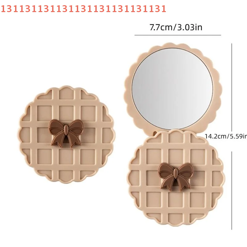 1 قطعة الجيب المدمج المحمولة شخصية مرآة لمستحضرات التجميل للحزب لصالح المحمولة الهراء شكل مرآة ماكياج على الوجهين #2