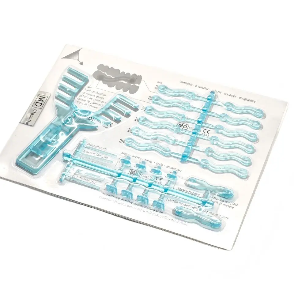 Plastic Herbst Style Dental MAD Connector Kit Mandibular Advancement Device Link Snoring Sleep Apnea Oral Appliance Lab Supplies