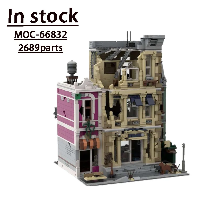 

10278 Classic Set Street View Compatible with New MOC-66832 City Street View Building Block Model • 2689 Parts Kids Toy Gift