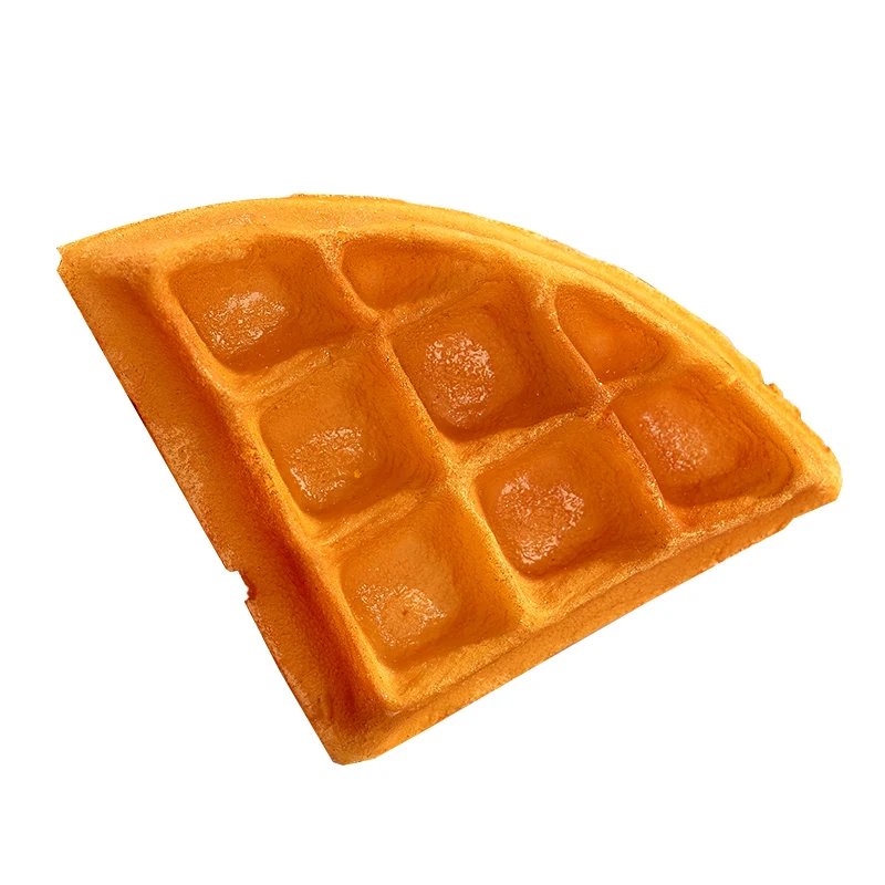 Modelo de gofres de simulación Pu, pastel de pan de fruta falsa, comida occidental, decoración de postres, accesorios de fotos, juguetes para niños, accesorios de bricolaje