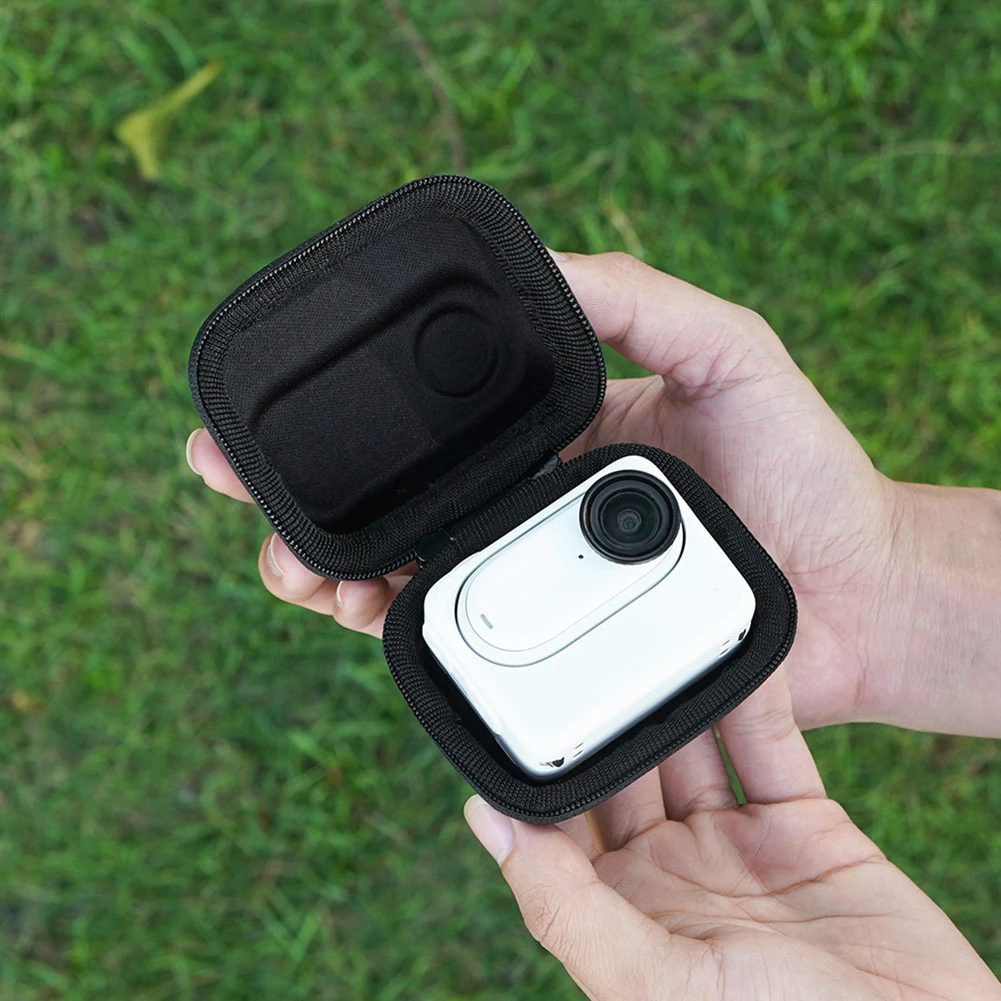 Для Insta360 GO 3/3S мини-сумка для тела с карабином, мини-футляр для хранения, сумка для тела, жесткий корпус, противоударная защита от падения, аксессуары для камер