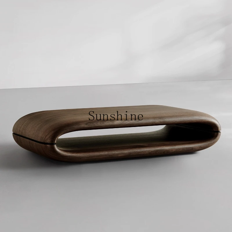 

Modern medieval walnut large apartment 1.6 meters household high-end coffee table